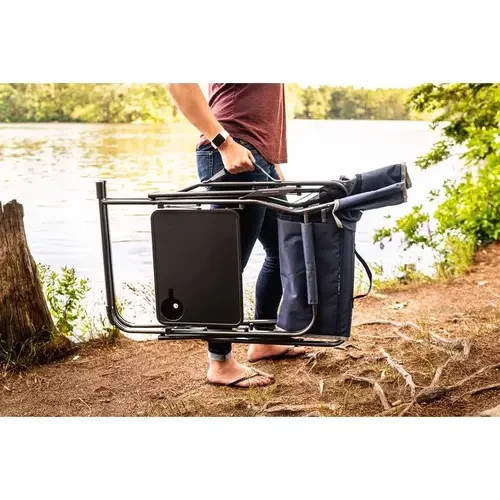 Folding Chair, Outdoor Slim-Fold Director's Chair, Blue - GCI 36514-ACEH001 2-PK Item image 10