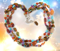 Haunted Necklace Alexandrias Sand To Stone Never Slip Away Highest Light Magick - £2,148.88 GBP