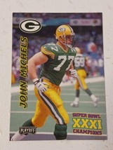 John Michels Green Bay Packers 1997 Playoff Super Bowl XXXI Champions Card #41 - £0.79 GBP