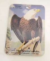 1990 NWF National Wildlife Federation Bald Eagle Chuck Ripper Air Freshener USED - £15.65 GBP