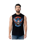 Way to Celebrate Men&#39;s Americana Graphic Muscle Tank Black Size Large Pa... - €8,58 EUR