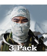 3 PACK Camouflage Men&#39;s Balaclava Face Mask UV Wind Protection WINTER MU... - €17,94 EUR