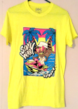 Outrank t-shirt size S men yellow short sleeve graphic print - $10.15