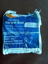 Pack Of3 Envirocare Bissell Vacuum Cl EAN Er Bags Style 1&7 Samsung Uprights 5K&7K - $8.91