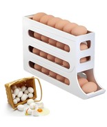 Egg Holder for Fridge - Automatic Scrolling Egg Rack Dispenser, Space-Sa... - $14.00