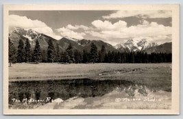 RPPC Mission Range MT Montana Meiers Studio Photo Postcard V24 - £10.10 GBP