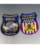LOT of 2 Patches Qualification NRA Rifle International Light Patch - $42.05 CAD