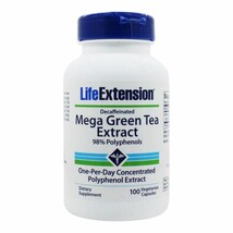 Life Extension Decaffeinated Mega Green Tea Extract 98% Polyphenols,100 ... - $22.50