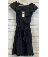 BCBG Maxazria Black Cotton Woven Cocktail Dress Size XS NEW NWT Lacey Ov... - $1,232.15 MXN