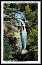WYOMING Postcard - Big Horn Mountains, Shell Falls, Shell Canyon F7 - £3.12 GBP