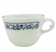 Pyrex cup old town blue teacup milk glass vtg 32 corning USA flower usa onion 2 - £11.83 GBP