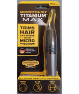 MicroTouch Titanium Max Lighted Personal Trimmer Precision  Ships Free Same Day! - £11.77 GBP