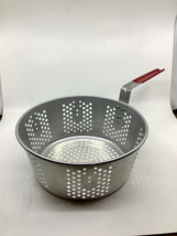 Vintage Frying Basket with Large Capacity – Kitchen Collectible 11x9 - £7.39 GBP