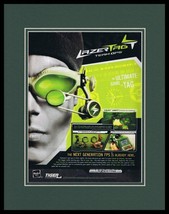 Lazer Tag Team Ops 2004 PS2 Framed 11x14 ORIGINAL Advertisement - £27.28 GBP