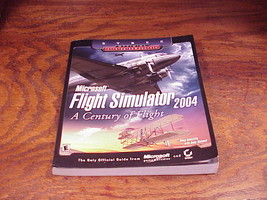 Microsoft Flight Simulator 2004 Official Strategy Guide Book, with Poster - £7.80 GBP