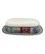 Royal Doulton Trailfinder Butterdish Small Blue Multicolor  Vintage New ... - £52.59 GBP