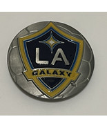 LA Galaxy MLS Belt Buckle Silver Pewter Soccer Ball Fanatics Tifo Culture - £10.99 GBP