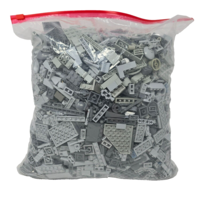 Lego Color Sorted Lot Grey 7 lb 10 oz Assorted Pieces Bricks - $68.54