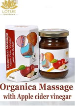 3 X Lotus Organica Massage Natural Ointment With Apple Cider Vinegar 145 gm - £35.59 GBP