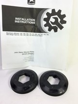 Qty-2 E127309 Bearing Dust Shield Roller Cap Fits John Deere Round Balers - €18,24 EUR