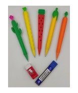 Fun Versatile Pencils 5 Pieces. + Faber Castell Eraser + 0.7mm Tip - $11.52