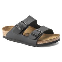 Birkenstock kid&#39;s arizona birko flor in Mocha/Black - size 1-1.5 (32) - £42.88 GBP