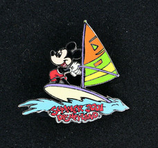 Disney Pin Summer 2001 Disneyland Mickey Mouse Wind Surfing LE Pinpics #6295 - £9.60 GBP