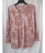 Giorgio Fiorlini Women&#39;s Large Rust White Multicolored Hobo Shirt - €12,65 EUR