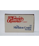 Sheraton Center The French Quarter-Lion&#39;s Share Dining New York City Mat... - $168.88 MXN