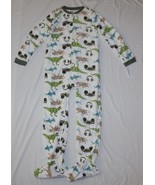 Carters Fleece Footed Pajama Blanket Sleeper Sz 14 Dinosaur Monster Truc... - $407.52 MXN
