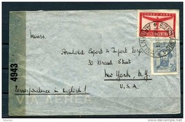 Argentina 1942 Cover Buenos Aires- USA  Censored - $5.94