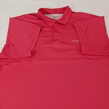 Columbia FS6016 Men's Omni Shade Short Sleeve Red Polo Shirt Size Large Chest 59 image 12