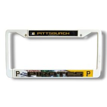 Pittsburgh Pirates License Plate Frame Tag Cover Plastic Buccos MLB Grap... - £14.88 GBP