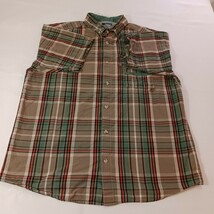 Columbia PHG Men's Sz L Brown Plaid Vented Short Sleeve Button-Down Shirt HM0025 image 11