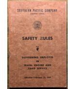 1949 Southern Pacific Company Railroad Safety Rules Train Engine Yard Se... - $27.87