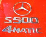98-2005 Mercedes-Benz S500 4matic Emblem Logo Badge Letters Rear Trunk O... - £36.15 GBP