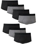 Hanes Men's Ultimate Briefs 7 Pack, Black/Grey 7-pack, XX-Large - $34.98