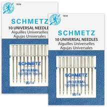 SCHMETZ Universal (130/705 H) Household Sewing Machine Needles - Size 90/14-2 Ca - £14.94 GBP