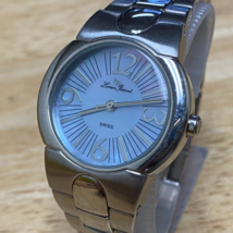 Lucien Piccard Unisex 30m Silver Steel MOP Swiss Analog Quartz Watch~New... - $45.59
