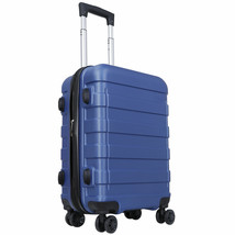 21" Carry-On Luggage Hardside Expandable Suitcase Travel Bag With Spinner Wheels - £61.91 GBP