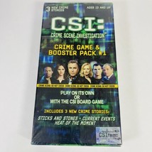 CSI: Crime Scene Investigation Game &amp; Booster Pack #1 Factory Sealed Card Game - £7.44 GBP