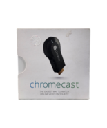 Google Chromecast Model H2G2-42 1st Gen Black Media Streamer New In Seal... - £19.06 GBP