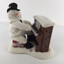 Hallmark Jingle Pals Piano Player Snowman Christmas Decor Sound Light Mo... - $74.20