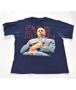 Vintage Dr Evil Shirt Mens XL Blue Austin Powers 1999 Made in USA 90s Ch... - $135.38 CAD