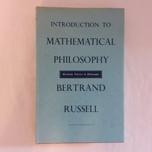 Introduction to Mathematical Philosophy by Bertrand Russell, 1956 hardco... - $73.60