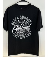 Oakland Raiders Black Sunday Rowdy Division Nation For Life Win Med T-shirt - $393.68 MXN