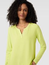 Jenni Women's Split-Neck Pajama Top Sleep Shirt Comfort Electric Yellow ... - $14.00