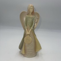 Figurine Statue Religious Biblical Retirememt Angel 8 3/4&quot; tall - £31.10 GBP