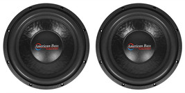 2) American Bass XO 1244 12&quot; 600 Watt Car Audio Subwoofers DVC 4-ohm Sub... - £188.59 GBP