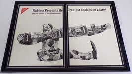 1968 Nabisco Cookies / Circus Clown Framed 12x18 ORIGINAL Advertising Di... - $69.29